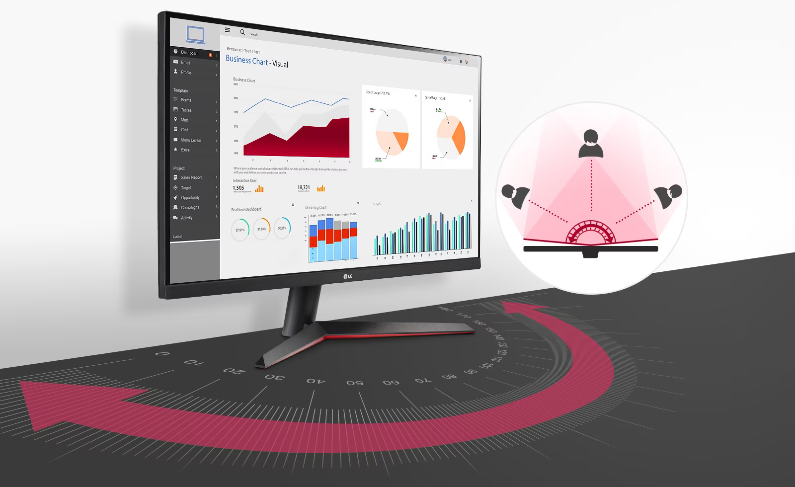 Монитор LG 27MP60GP-B (Разопакован продукт), 27" (68.58 cm) IPS панел, 75Hz, Full HD, 1ms MBR, 250cd/m2, Displayport, HDMI, VGA - характеристика 1