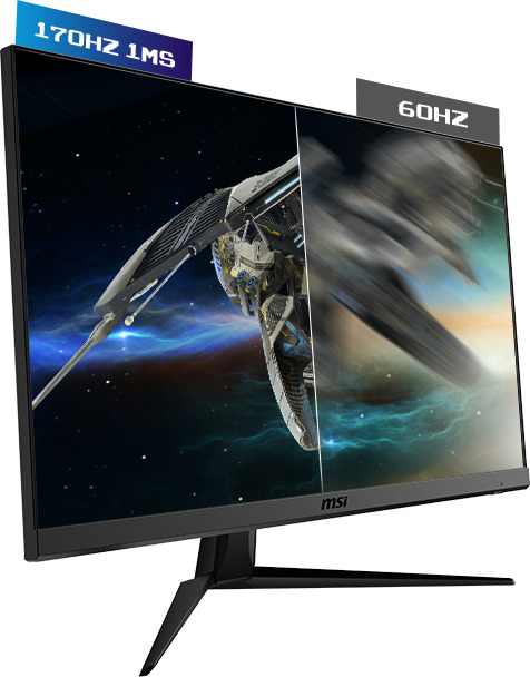 Монитор MSI G2712, 27" (69 cm) IPS панел, 170Hz, Full HD, 1ms, 1100:1, 250 cd/m2, HDMI, DP - характеристика 1