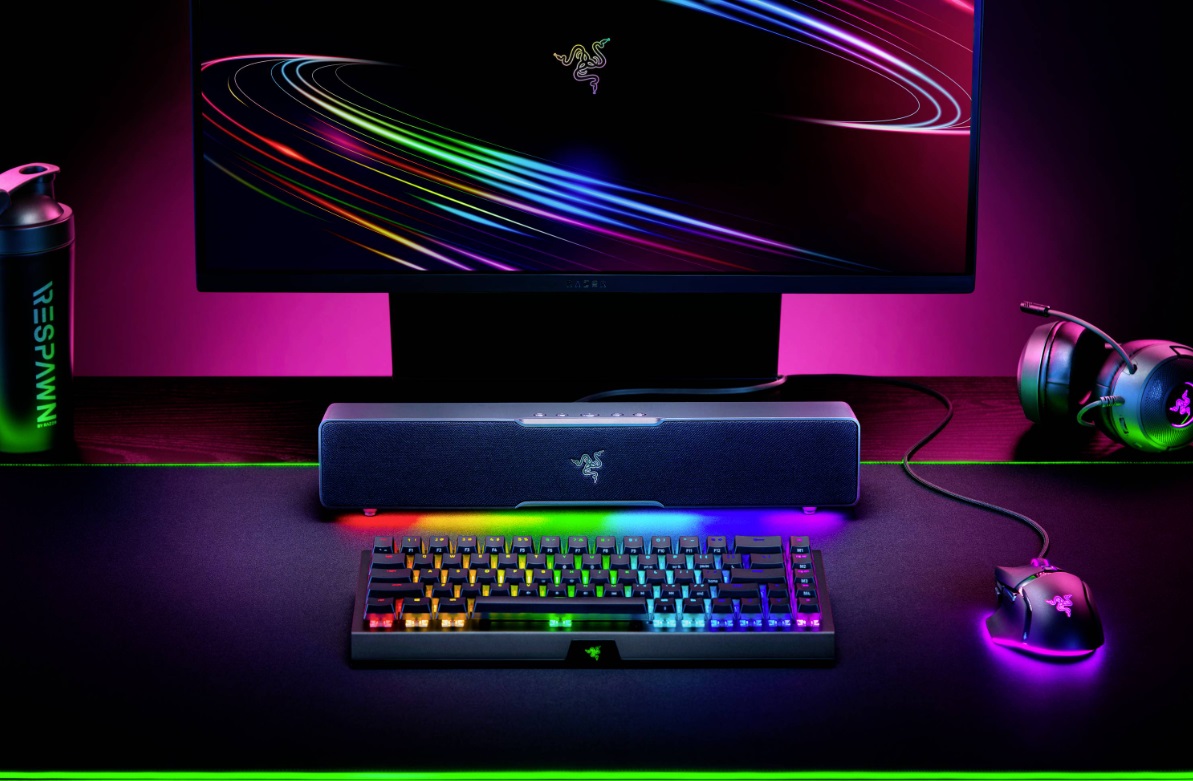 Soundbar система Razer Leviathan V2, 2.0, Bluetooth, USB, черна, Razer Chroma RGB подсветка, Razer Audio И Razer Synapse - характеристика 1