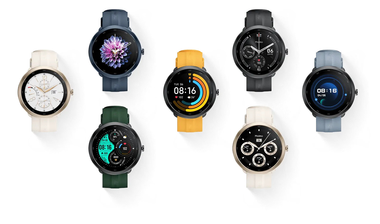 Смарт часовник Maimo Watch R Black, 1.6" (3.30cm) AMOLED дисплей, 5ATM водоустойчивост, до 15 дни време на работа, GPS, Bluetooth, черен - характеристика 5