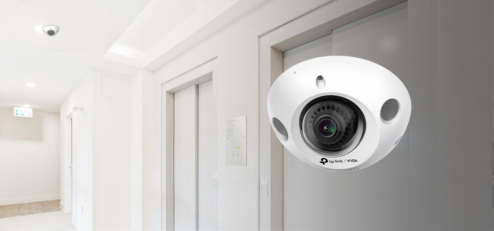 IP камера TP-Link VIGI C230I Mini(2.8mm), куполна, 3Mpix (2304x1296@30fps), 2.8mm обектив, H.265+/H.265/H.264+/H.264, IR осветеност (до 30 метра), външна IK08, PoE, микрофон, високоговорител, SDCard до 256GB - характеристика 1