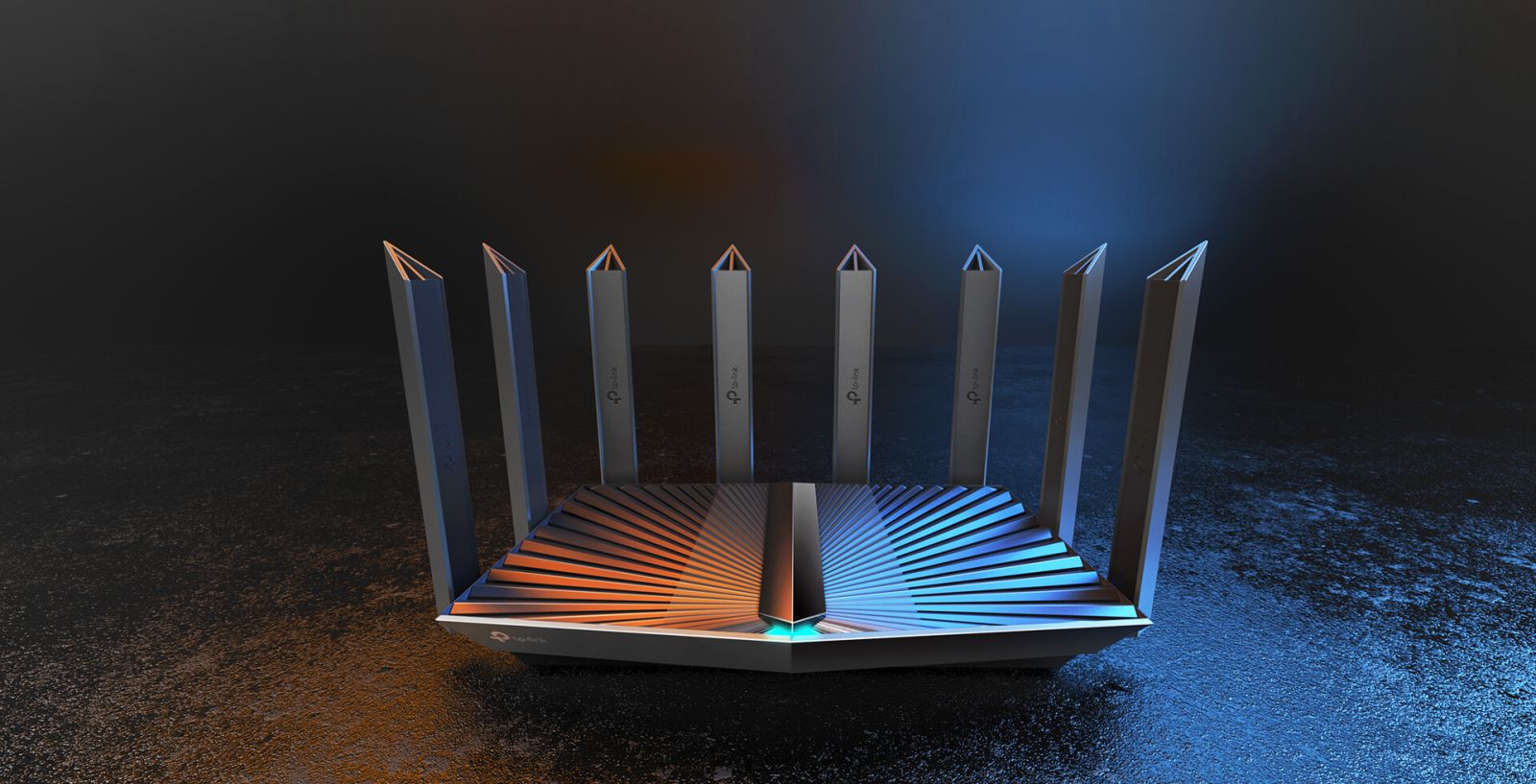 Рутер TP-Link Archer AX95 AX7800, 7800Mbps, 2.4 GHz (574 Mbps) + 5 GHz (2402 Mbps) + 5 GHz (4804 Mbps), Wireless AX, 3x 10/100/1000 LAN, 1x 10/100/1000, LAN/WAN, 1x 100/1000/2500 LAN/WAN, 1x USB 3.0, 1x USB 2.0, 8x външни антени - характеристика 1