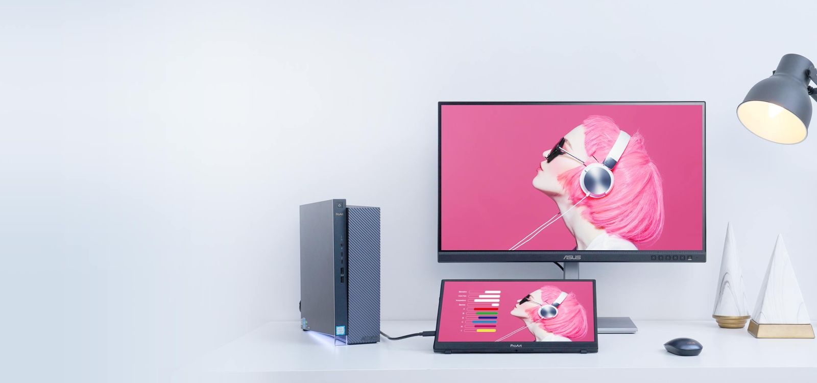 Монитор Asus ProArt PA148CTV, преносим, 14" (35.56 cm) IPS панел, Full HD, 5ms, 700:1, 300 cd/m2, Micro HDMI, USB-C - характеристика 5