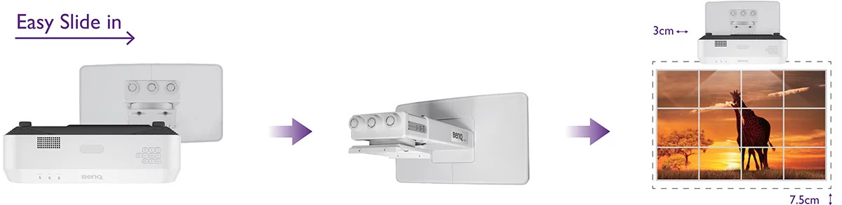 Проектор BenQ LW890UST, DLP, WXGA (1280x800), 3 000 000:1, 4000 lm, HDMI, VGA, USB, RS232, LAN - характеристика 6
