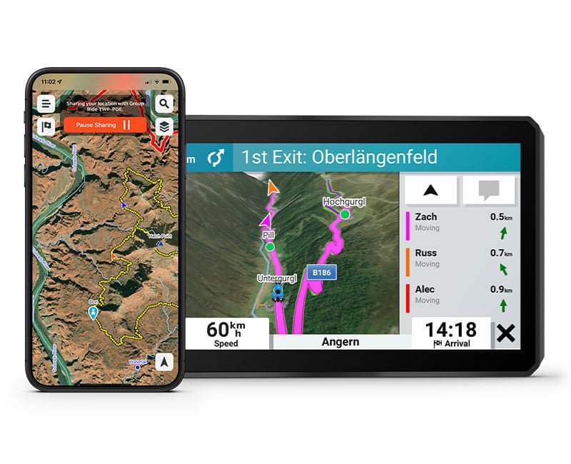 Навигация за мотор Garmin zumo XT2, 6"(15.24cm), TFT HD дисплей, 6 часа живот на батерията, водоустойчива IPX7, 32GB, Wi-Fi, Bluetooth, MicroSD слот до 256GB, черен - характеристика 5