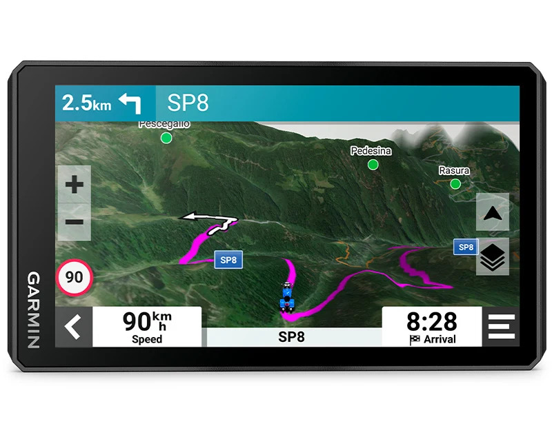 Навигация за мотор Garmin zumo XT2, 6"(15.24cm), TFT HD дисплей, 6 часа живот на батерията, водоустойчива IPX7, 32GB, Wi-Fi, Bluetooth, MicroSD слот до 256GB, черен - характеристика 7