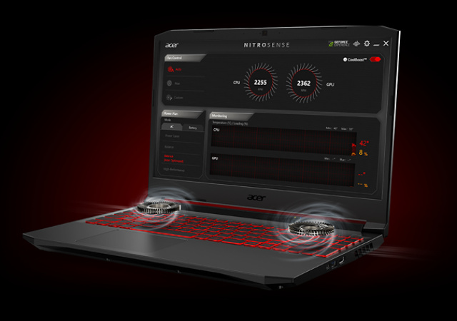Лаптоп Acer Nitro 17 AN17-71 (NH.QJHEX.001), шестнадесетядрен Intel Core i7-13700HX 2.1/5.0GHz, 17.3" (43.94cm) QHD IPS 165Hz & GeForce RTX 4060 8GB, (HDMI), 16GB DDR5, 1TB SSD NVMe, 2x USB Type-C (Thunderbolt 4), Free DOS, 3.25kg - характеристика 4