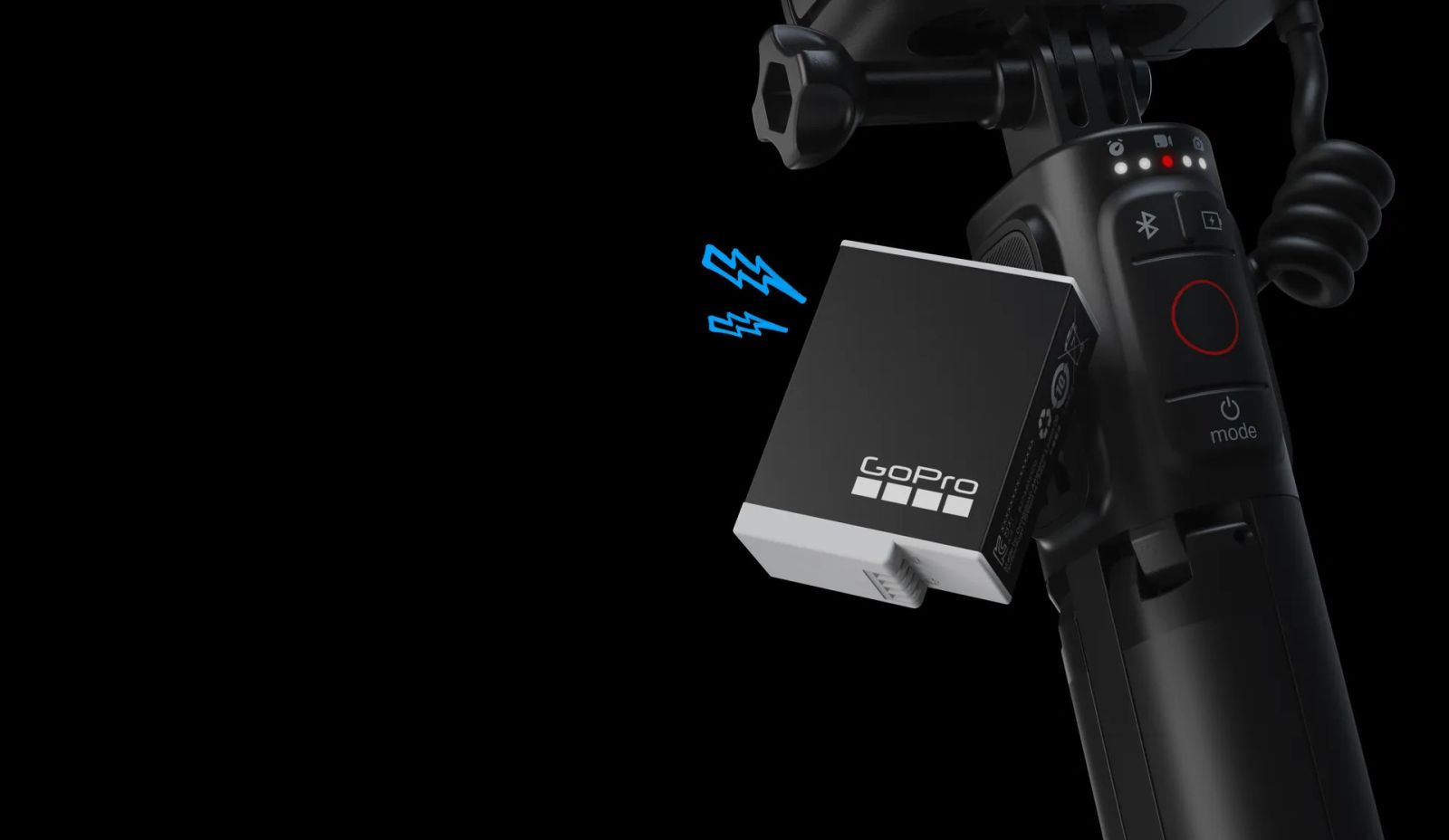 Екшън камера GoPro HERO12 Black Creator Edition, камера за екстремен спорт, 5.3K@60fps, 2.27" (5.76 cm) заден сензорен дисплей/1.4" (3.55 cm) преден дисплей, HyperSmooth 6.0 стабилизация, 8x Slow motion, Bluetooth, USB-C, Wi-Fi, SDCard, черна - характеристика 7