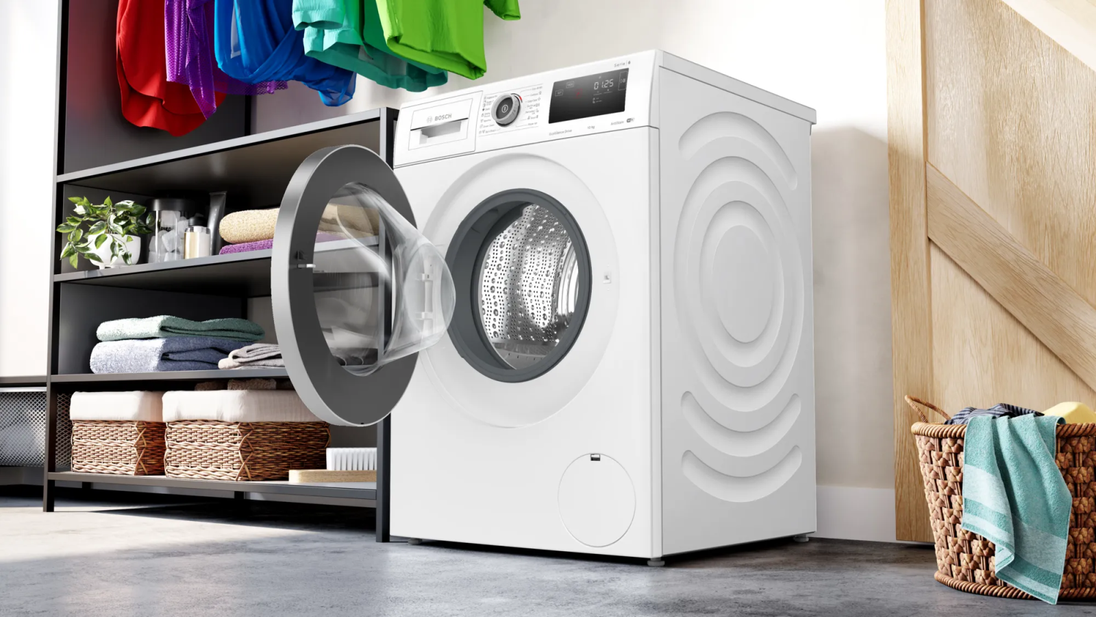 Перална машина Bosch WAL28RH0BY, клас A, 10 кг. капацитет, 1400 оборота в минута, 14 програми, свободностояща, 59.8 cm ширина, бяла - характеристика 1