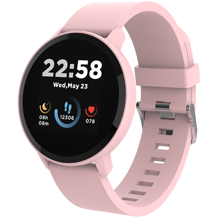 Смарт часовник Canyon CNS-SW63PP, 1.3"(3.30 cm) TFT дисплей, до 4 дни време на работа, Bluetooth 5.0, IP68, съвместим с Android 6.0+, iOS 12.0+, розов - характеристика 1