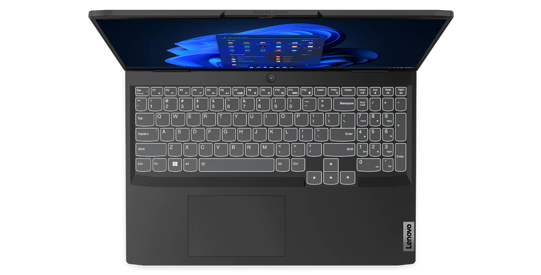 Лаптоп Lenovo IdeaPad Gaming 3 16ARH7 (82SC0078BM)(сив), осемядрен AMD Ryzen 7 6800H 3.2/4.7GHz, 16" (40.64 cm) WUXGA IPS 350nits Anti-Glare 165Hz, 100% sRGB Display & GF RTX 3050 4GB, (HDMI), 16GB DDR5, 512GB SSD, 1x USB-C 3.2 Gen 2, No OS - характеристика 2