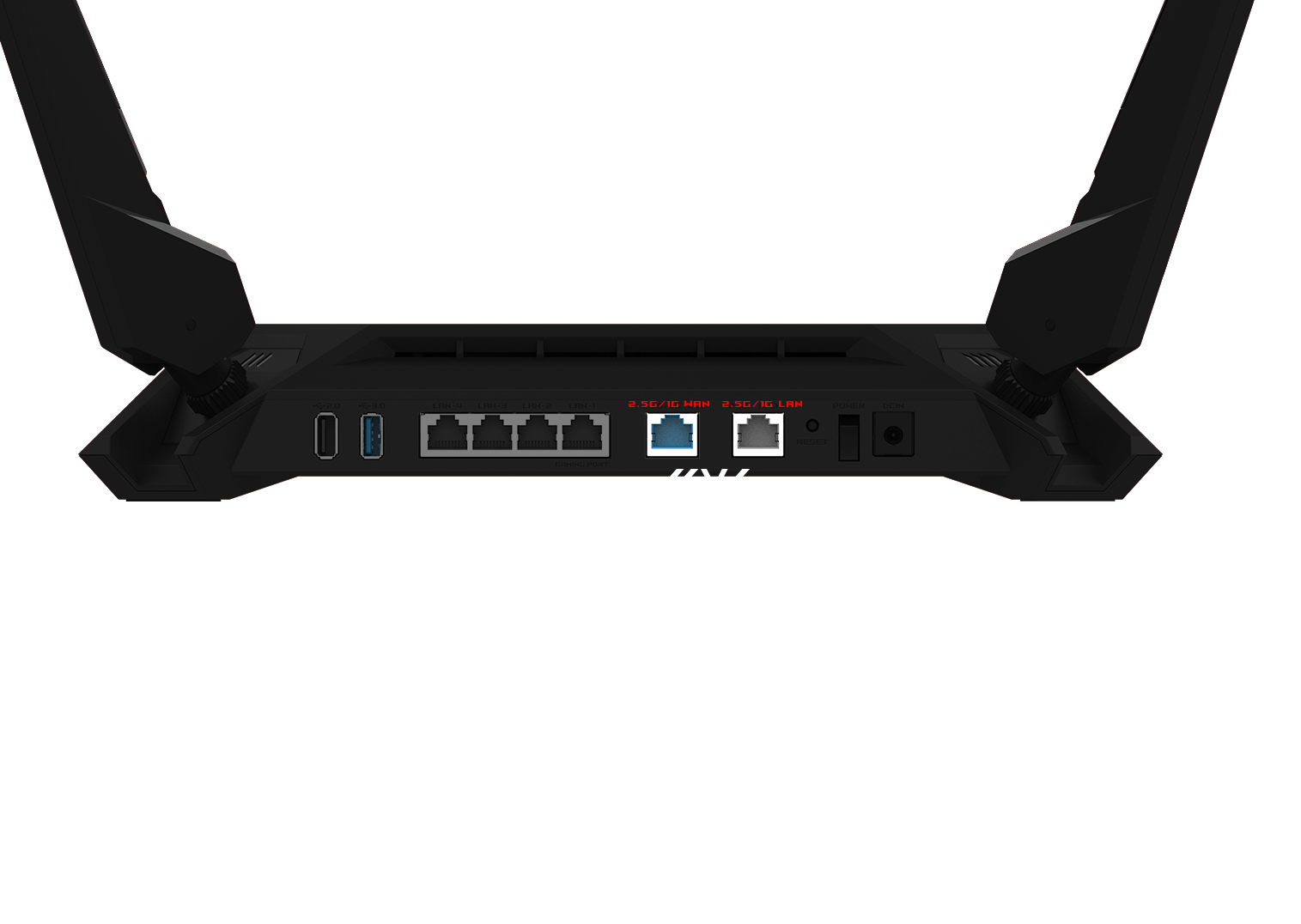 Безжичен рутер Asus Rapture GT-AX6000, 6000Mbps, 2.4GHz (1148Mbps)/ 5GHz (4804 Mbps), Wi-Fi AX, 1x LAN 10/100/1000/2500, 4x LAN 10/100/1000, 1x WAN 10/100/1000/2500, 1x USB 3.2 Gen 1 - характеристика 2
