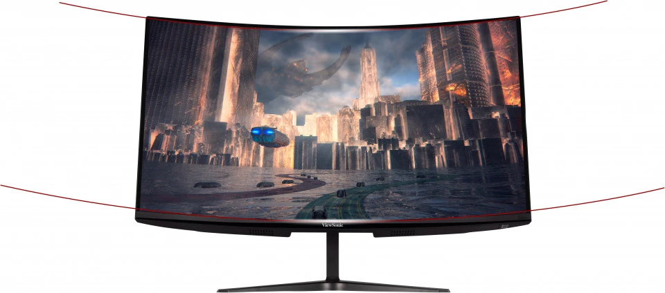 Монитор Viewsonic VX2719-PC-MHD, 27" (68.58 cm) curved VA панел, 240Hz, Full HD, 1ms (MPRT), 80 000 000:1, 250 cd/m2, DisplayPort, HDMI - характеристика 2