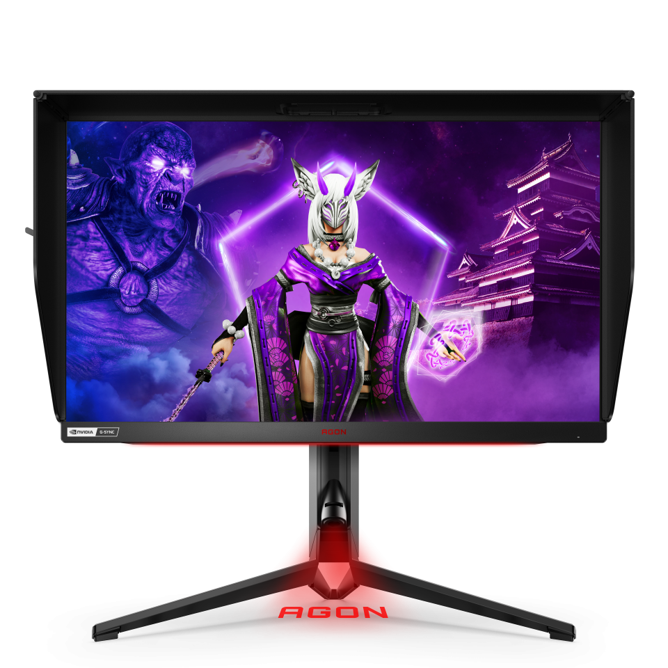 Монитор AOC AG254FG, 24.5" (62.23 cm) IPS панел, 360Hz, Full HD, 1ms, 80000000:1, 400 cd/m2, DisplayPort, HDMI, USB Hub - характеристика 2