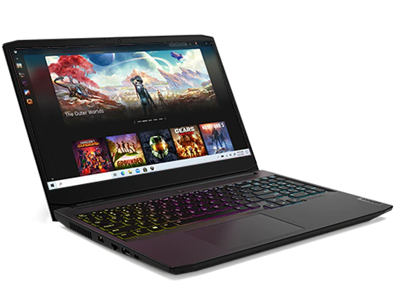 Лаптоп Lenovo IdeaPad Gaming 3 15ACH6 (82K2024FBM), шестядрен AMD Ryzen 5 5600H 3.3/4.2GHz, 15.6" (39.62 cm) Full HD IPS Anti-Glare Display & GF GTX 1650 4GB, (HDMI), 8GB DDR4, 512GB SSD, 1x USB 3.1 Type C, Free DOS. 2.25 kg - характеристика 2