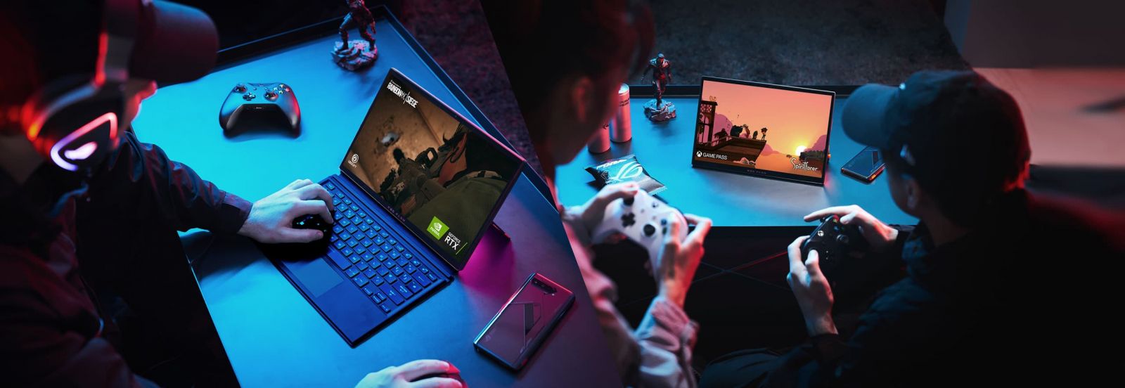 Лаптоп Asus ROG Flow Z13 GZ301ZA-LD142W (90NR07Y1-M00600) с подарък геймърски стол Fury - Avenger M+, дванадесетядрен Intel Core i5-12500H 2.5/4.5GHz, 13.4" (34.04 cm) FHD+ 120Hz IPS Touchscreen, (Thunderbolt 4), 16GB DDR5, 512GB SSD, Windows 11 Home - характеристика 2