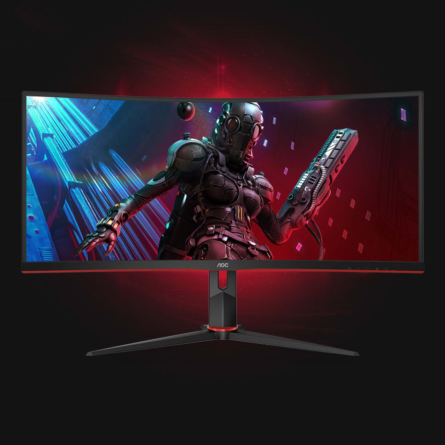 Монитор AOC C27G2ZU/BK, 27" (68.58 cm) VA панел, 240 Hz, Full HD, 0.5 ms, 80000000:1, 300 cd/m2, DisplayPort, HDMI, 4x USB 3.2 - характеристика 1