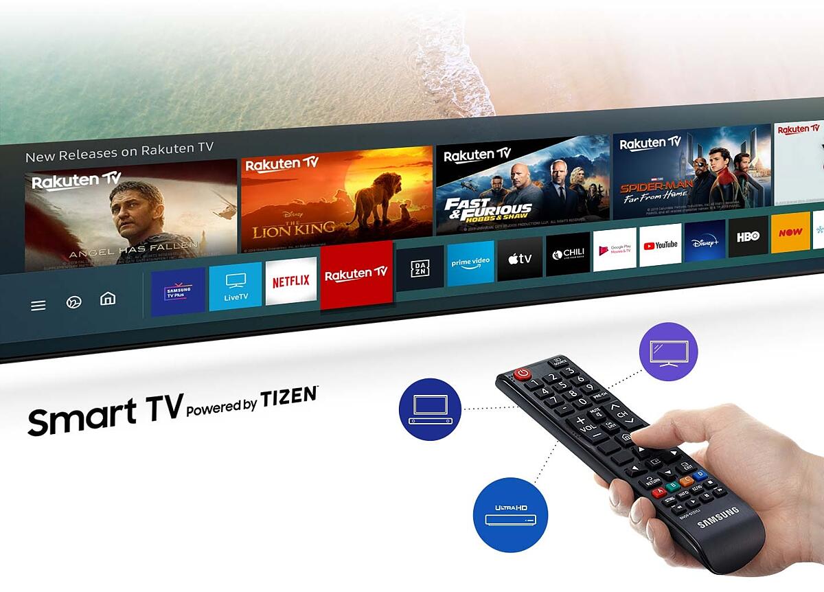 Телевизор Samsung UE-32T4302 (2020), 32" (81.28 cm) LED Smart TV, HD, DVB-T2C, Wi-Fi, LAN, Bluetooth, 2x HDMI, 1x USB, енергиен клас F - характеристика 2