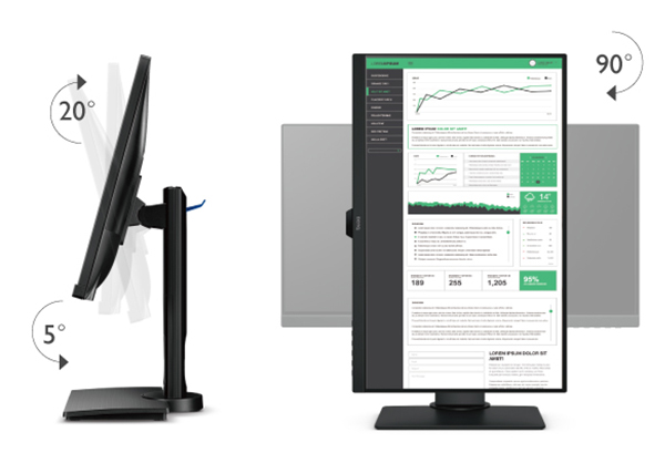 Монитор BenQ BL2780T (9H.LGYLA.FPE), 27" (68.58 cm) IPS панел, Full HD, 5ms, 20 000 000 : 1, 250cd/m2, DisplayPort, HDMI, VGA - характеристика 2
