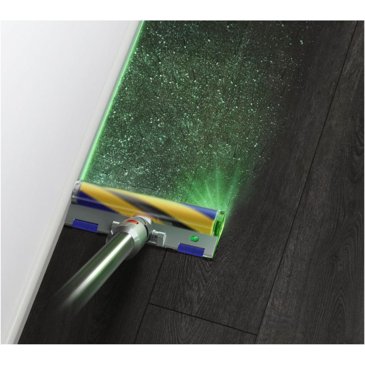 Прахосмукачка Dyson V15 Detect Absolute 394451-01, без торба, безжична, 0.77 l капацитет на контейнера, до 60 минути работа, три режима на чистене, инокс - характеристика 2