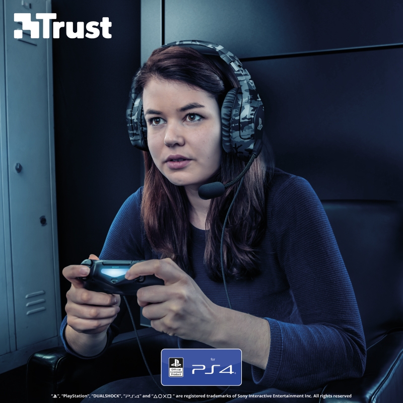 Слушалки Trust GXT - 488 Forze-G PS4, микрофон, контрол на звука, 3.5mm жак, за PS4/PC, сиви - характеристика 1