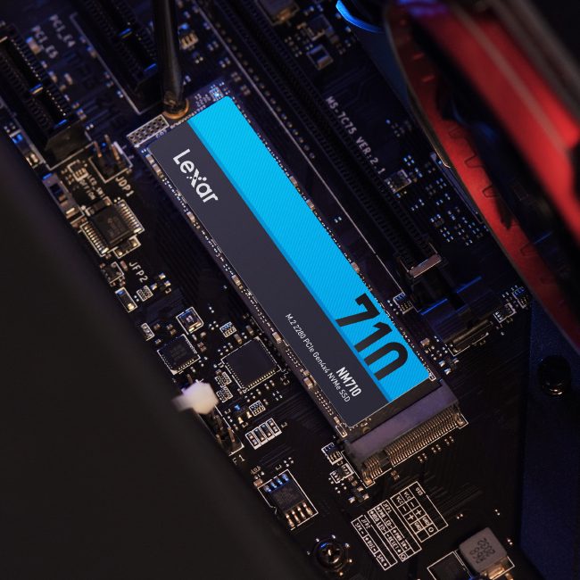 Памет SSD 2TB Lexar NM710, NVMe, M.2 (2280), скорост на четене до 4850MB/s, скорост на запис до 4500MB/s - характеристика 2