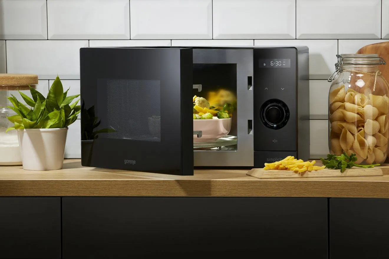 Микровълнова фурна Gorenje MO235SYB, електронно управление, 900W, 23l обем, 5 степени на мощност, черна - характеристика 2