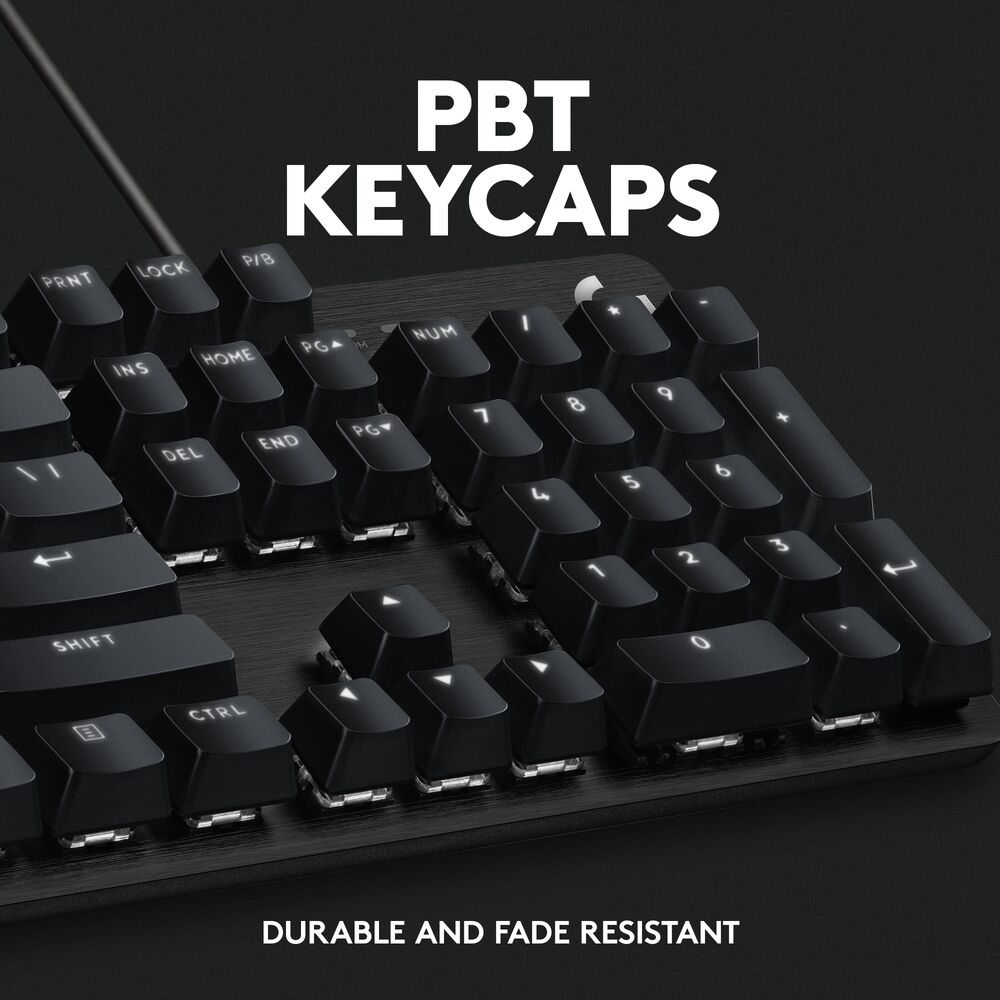 Клавиатура Logitech G413 TKL SE, механична, Tactile switch, USB, черна - характеристика 2