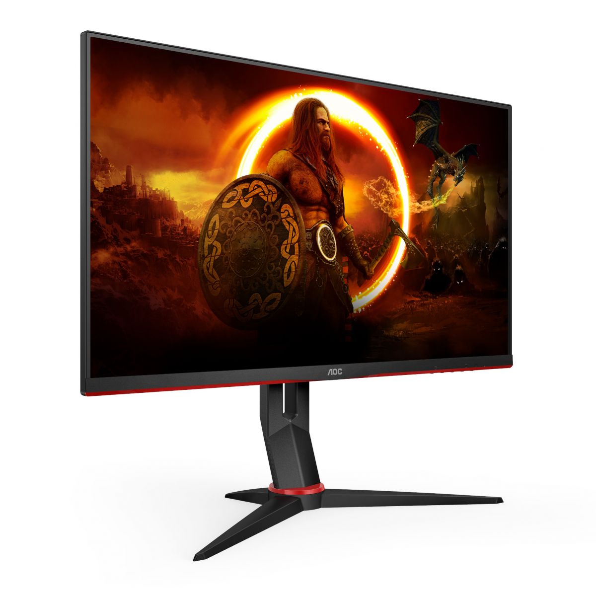 Монитор AOC Q27G2S/EU, 27" (68.58 cm) IPS панел, 165Hz, QHD, 1ms (MPRT), 80000000 :1, 350 cd/m2, DisplayPort, HDMI - характеристика 2