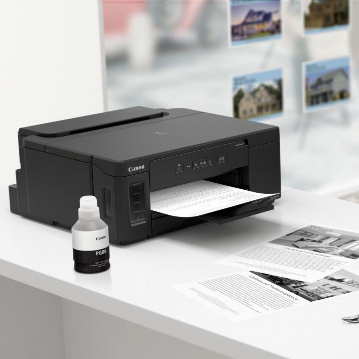 Мастиленоструен принтер Canon PIXMA GM2040, монохромен, 600 x 1200 dpi, 28 стр/мин, Wi-Fi, LAN, A4 - характеристика 1
