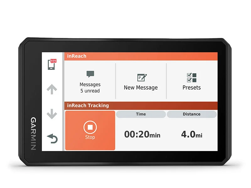 Навигация Garmin Tread (010-02406-10), 5.5" (13.9 cm) дисплей, GPS, Wi-Fi, Bluetooth, 32GB вградена памет, до 6 часа време за работа, microSD слот до 256GB, IPX7, карти на Европа, Африка, Близкия изток, Северна, Южна Америка, Австралия, Нова Зеландия - характеристика 11