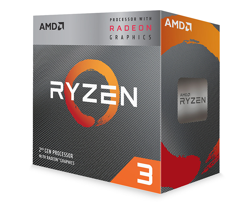 Процесор AMD Ryzen 3 3200G, четириядрен (3.6/4.0GHz, 4MB L3 Cache, 1250 MHz графична честота, AM4) Multipack (MPK), с Wraith Stealth охлаждане - характеристика 1