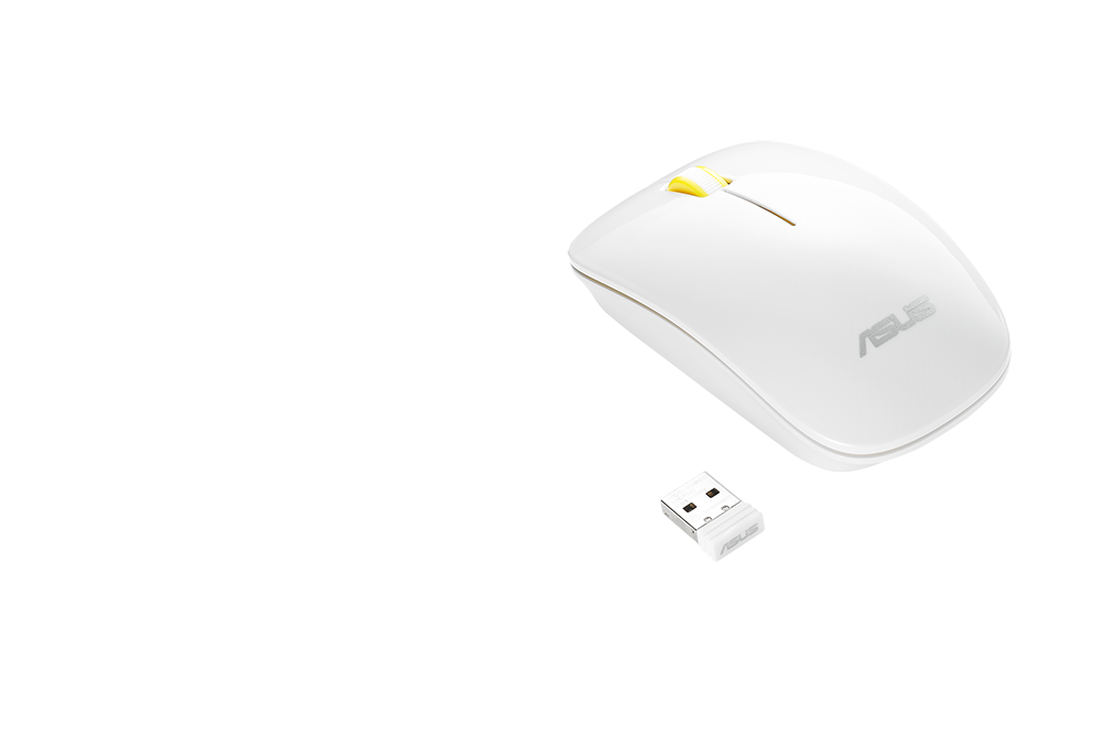 Мишка Asus WT300 RF, оптична (1600 dpi), безжична, USB, черна - характеристика 3