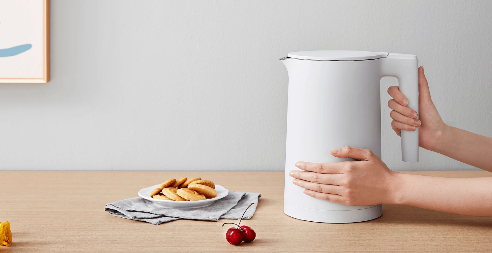 Електрическа кана Xiaomi Mi Electric Kettle 2 EU, вместимост 1.7л, 1800W, бяла - характеристика 3