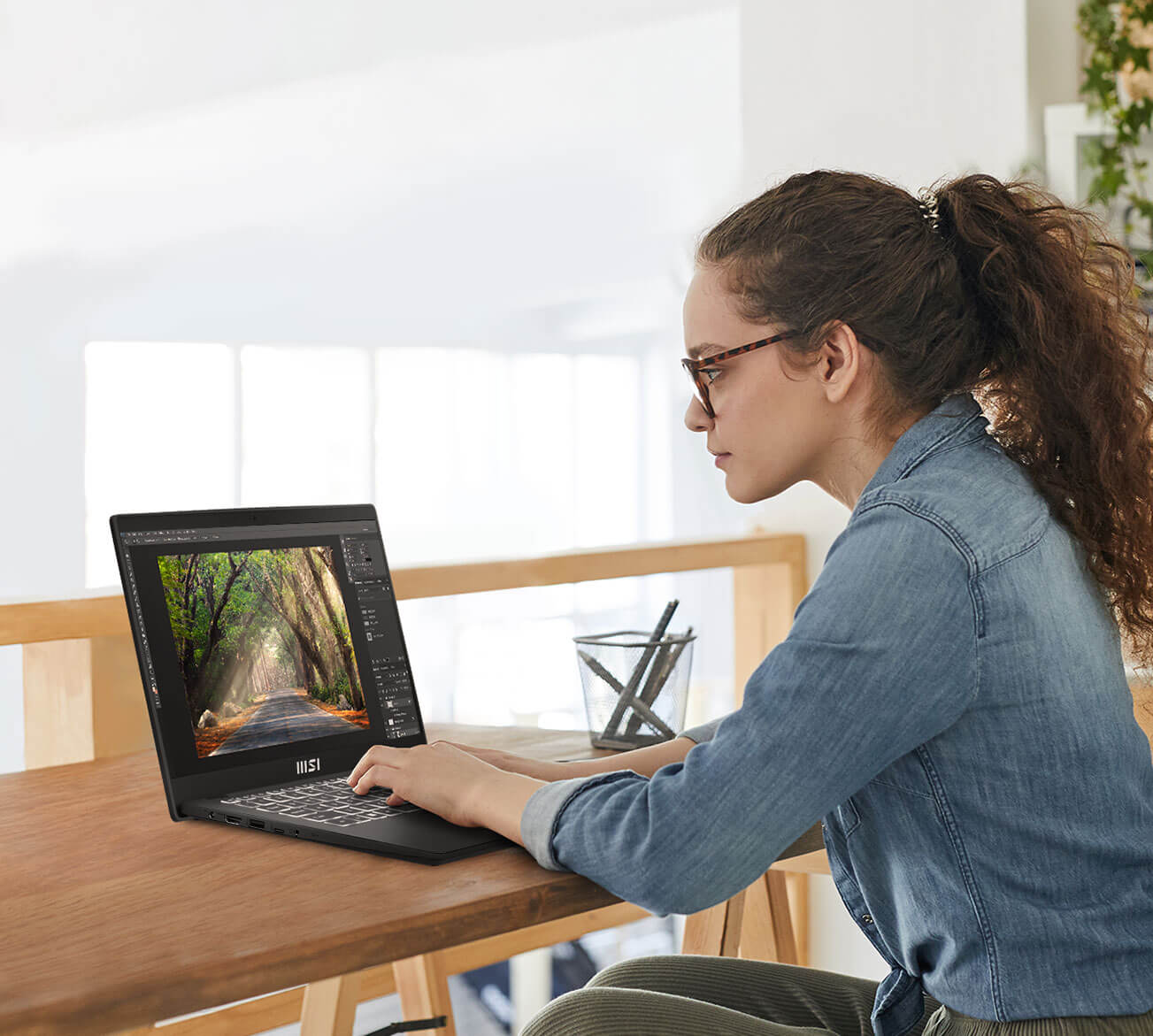 Лаптоп MSI Modern 14 C12M (9S7-14J112-058), шестядрен Intel Core i3-1215U 1.1/4.4GHz, 14.0" (35.56 cm) Full HD IPS Anti-Glare Display, (HDMI), 8GB DDR4, 256GB SSD, 1x Type-C USB3.2, No OS - характеристика 3