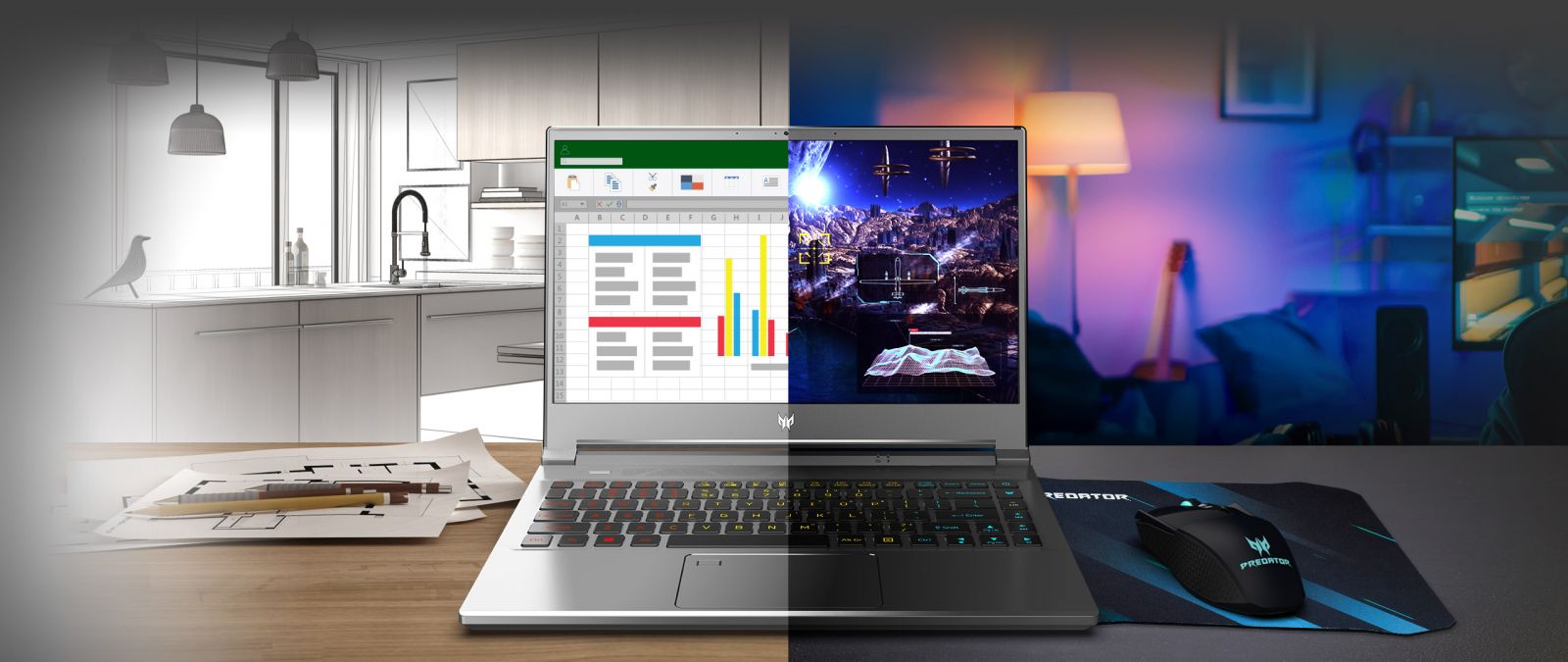 Лаптоп Acer Predator Triton 300 PT314-51S (NH.QBJEX.00J)(сив), четириядрен Tiger Lake Intel Core i7-11370H 3.3/4.8 GHz, 14" (35.56 cm) Full HD IPS 144Hz Anti-Glare Display & GF RTX 3060 6GB, (HDMI), 16GB DDR4, 1TB SSD, Windows 10 Home - характеристика 3