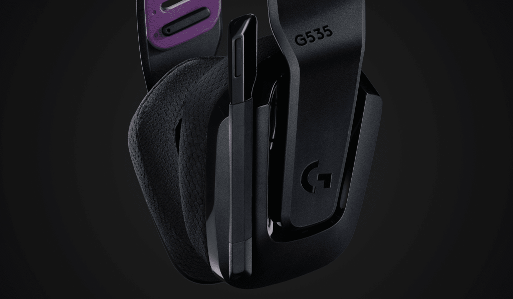 Слушалки Logitech G535 LIGHTSPEED BLACK, микрофон, 20Hz-20KHz, 40 mm driver, USB, 3.5 mm jack - характеристика 3