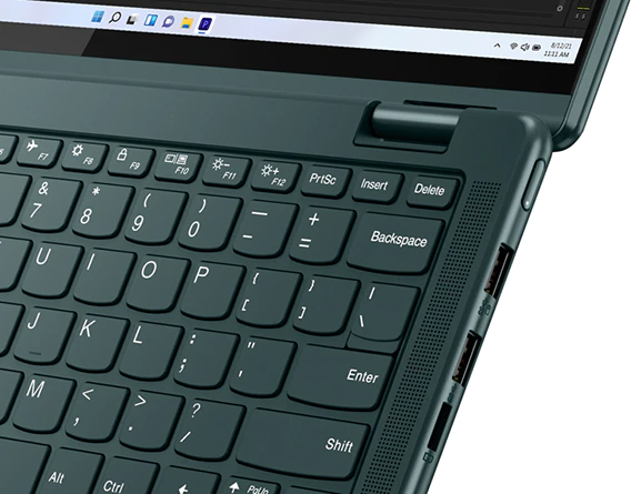 Лаптоп Lenovo Yoga 6 13ALC7 (82UD000HBM)(зелен), осемядрен AMD Ryzen 7 5700U 1.8/4.3GHz, 13.3" (33.78 cm) WUXGA IPS Display, (HDMI), 16GB LPDDR4x, 1TB SSD, 2x USB-C 3.2 Gen 1, Windows 11 Home - характеристика 3