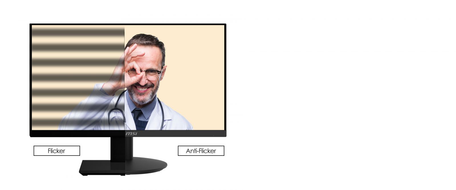 Монитор MSI PRO MP271 (9S6-3PA2CT-018), 27" (68.58 cm) IPS панел, Full HD, 5ms, 250 cd/m2, HDMI, VGA - характеристика 3