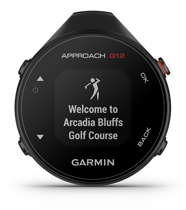 Смарт часовник Garmin Approach G12, 1.08" (2.74 cm) дисплей, за голф, Bluetooth Smart, до 30 часа време на работа, GPS, Garmin Golf приложение, IPX7 водоустойчив, предварително заредени 41000 игрища по целия свят, черен - характеристика 2