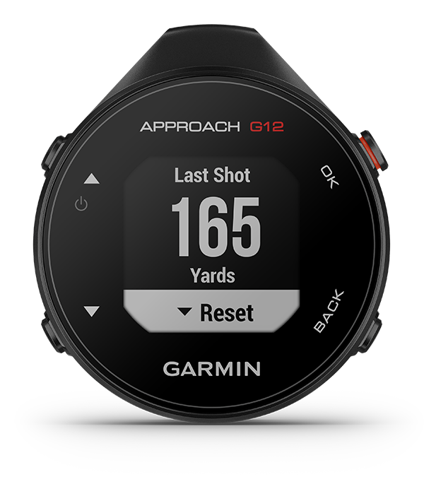 Смарт часовник Garmin Approach G12, 1.08" (2.74 cm) дисплей, за голф, Bluetooth Smart, до 30 часа време на работа, GPS, Garmin Golf приложение, IPX7 водоустойчив, предварително заредени 41000 игрища по целия свят, черен - характеристика 9