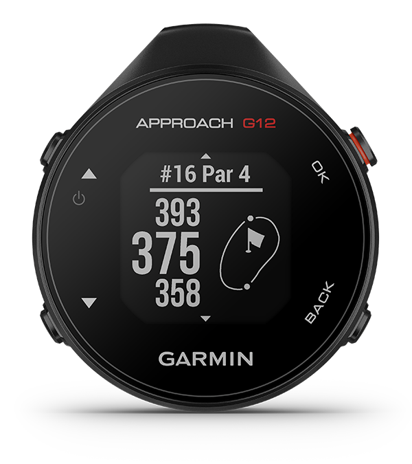 Смарт часовник Garmin Approach G12, 1.08" (2.74 cm) дисплей, за голф, Bluetooth Smart, до 30 часа време на работа, GPS, Garmin Golf приложение, IPX7 водоустойчив, предварително заредени 41000 игрища по целия свят, черен - характеристика 10