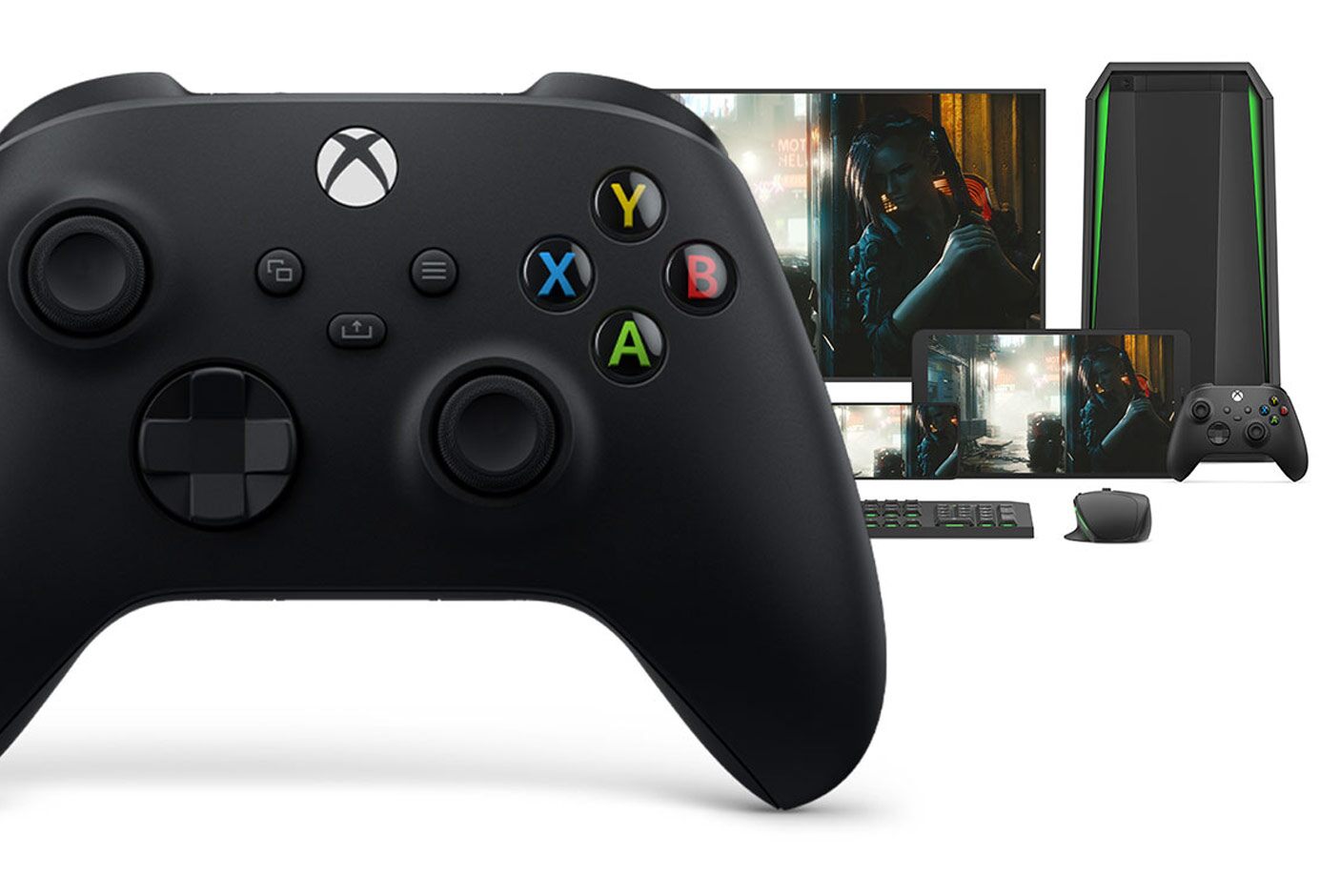 Геймпад Microsoft Xbox Series X Wireless Controller Robot (QAS-00009), безжичен, за PC/Xbox Series X/S, бял - характеристика 1