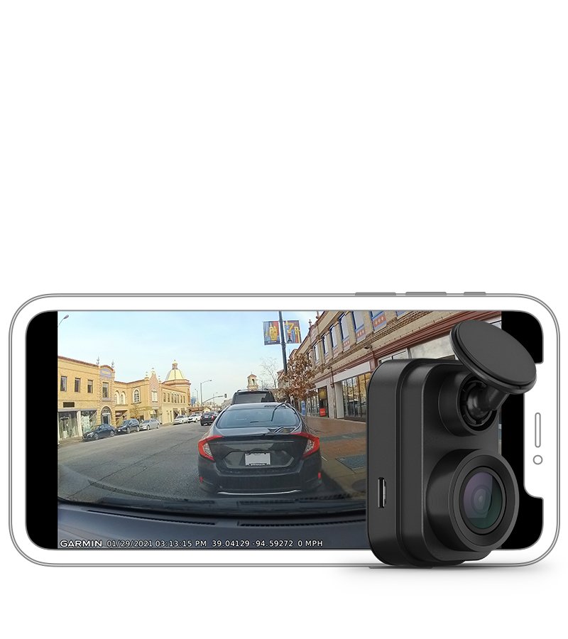 Видеорегистратор Garmin Dash Cam Mini 2, камера за автомобил, Full HD, микрофон, microSD слот до 256GB, USB, Wi-Fi, черна - характеристика 10
