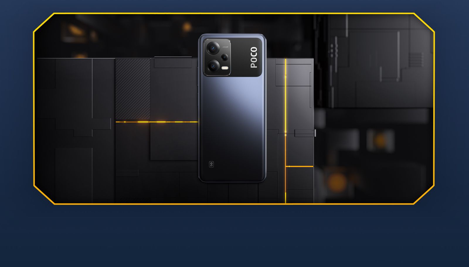 Смартфон POCO X5 (син), поддържа 2 sim карти, 6.67" (16.94 cm), осемядрен Qualcomm SM6375 Snapdragon 695 5G, 8GB RAM, 256GB Flash памет (+microSD слот), 48.0 + 8.0 + 2.0 & 13.0 MPix камери, Android, 189g - характеристика 2