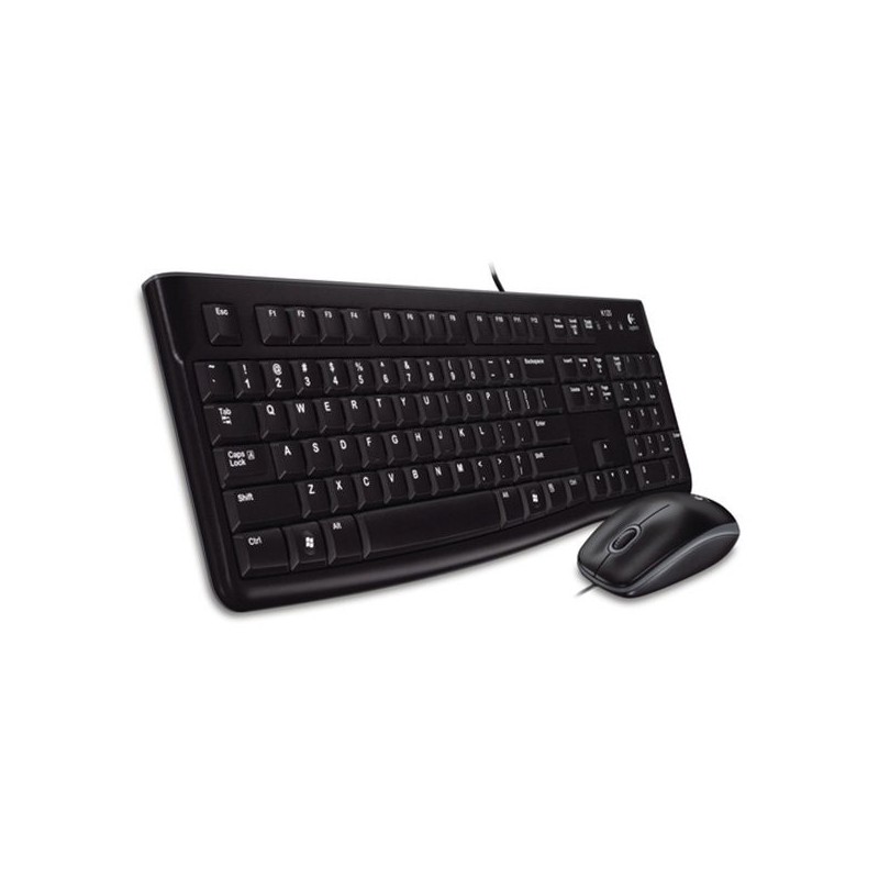 Комплект клавиатура и мишка Logitech Desktop MK120, черни, USB, кирилизирана по БДС - характеристика 3