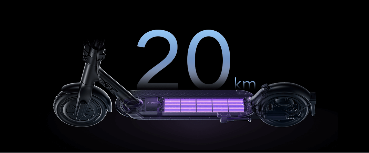 Електрически скутер Xiaomi Scooter 3 Lite, до 25км/ч скорост, до 20км пробег, 300W, IPX4, черен - характеристика 4