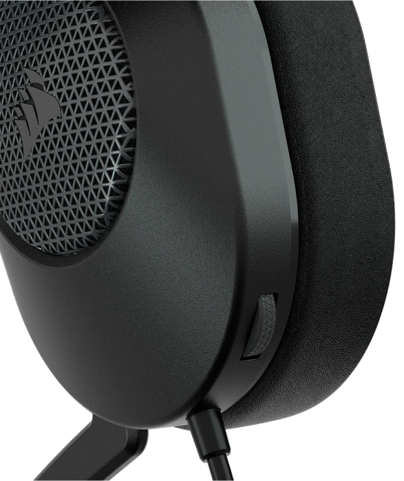 Слушалки Corsair HS65 Surround Carbon, микрофон, 50mm drivers, гейминг, 3.5 mm jack, сиви - характеристика 4