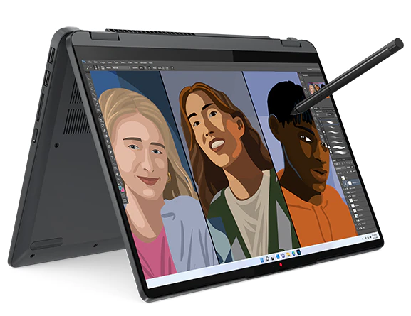 Лаптоп Lenovo IdeaPad Flex 5 14IAU7 (82R70091BM)(син), десетядрен Intel Core i5-1235U 1.3/4.4GHz, 14" (35.56 cm) WUXGA IPS Glossy, Glass, Touchscreen Display, (HDMI), 16GB DDR4, 512GB SSD, Windows 11 Home - характеристика 4