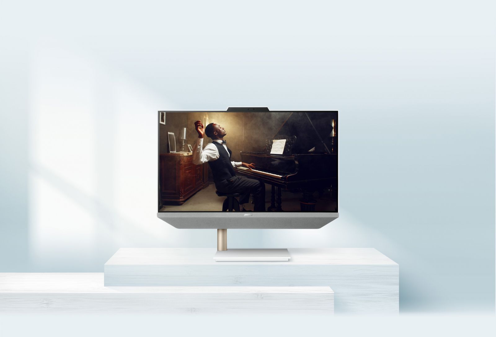 All in One компютър Asus Zen A5401WRAK-BA067W (90PT0312-M00CB0), шестядрен Comet Lake Intel Core i5-10500T 2.3/3.8 GHz, 23.8" (60.45 cm) Full HD IPS Anti-Glare Display, (HDMI), 16GB DDR4, 512GB SSD & 1TB HDD, Windows 11 Home, без стойка - характеристика 4
